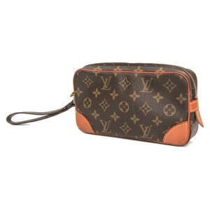 LOUIS VUITTON Brown Monogram Clutch Bag